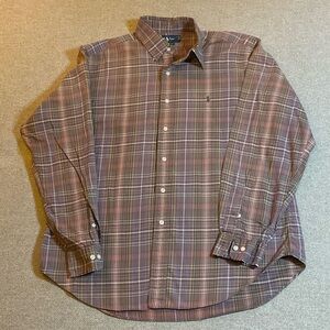 Polo Ralph Lauren Brown Plaid Casual Shirt